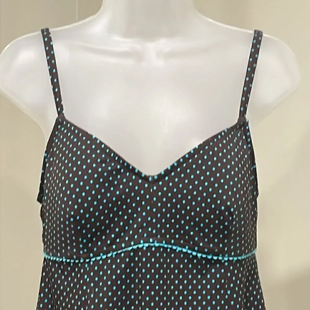 NWOT Le Cove One Piece Polka Dot Swim Dress. Size 12 L large